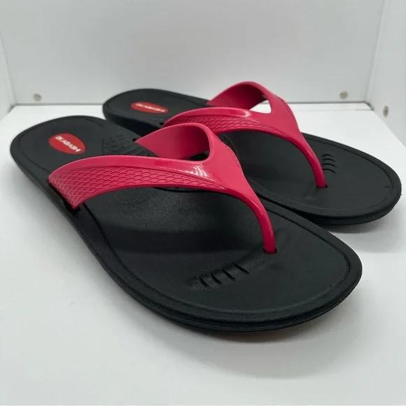 Okabashi Pink Flip Flops Sandals Women’s Size L - Picture 2 of 10